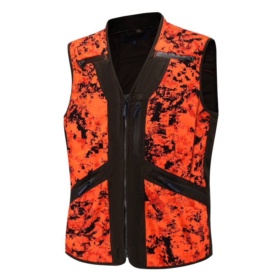 Gradvik Jagtvest – Orange Blaze Fire Camouflage