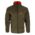 Rondane Vendbar Fleecejakke - Blaze Fire Camo/Melange Green