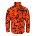 Rondane Vendbar Fleecejakke - Blaze Fire Camo/Melange Green