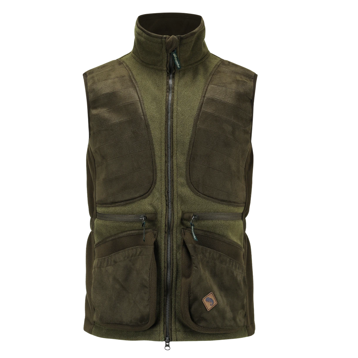 Nordland Skydevest - Melange Green Fleece