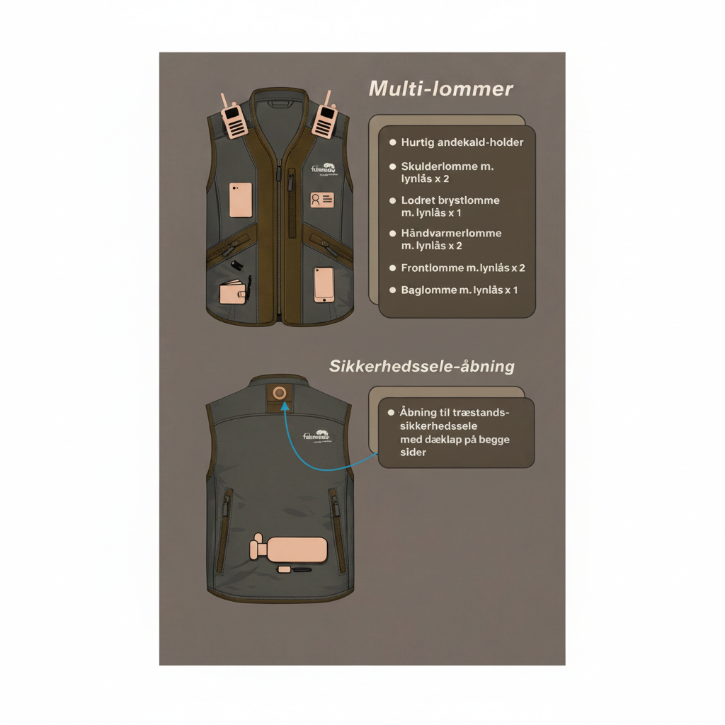 Jagtvest infografik – kvadratisk